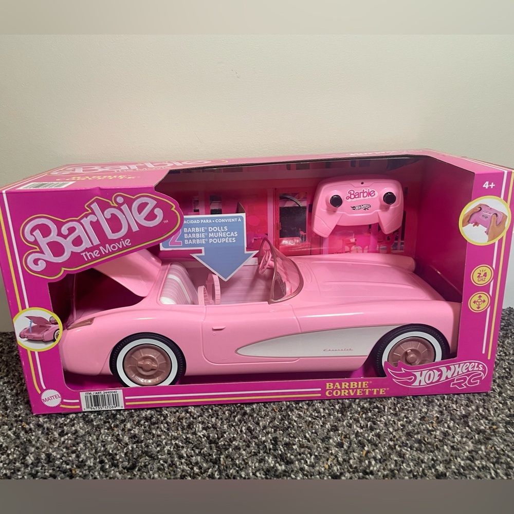 Barbie the Movie Remote Control Barbie Car NIB